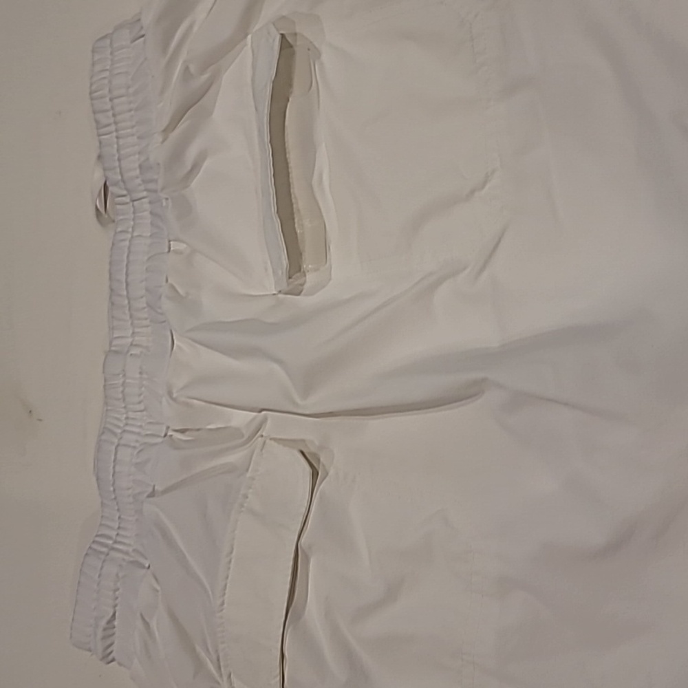 Baleaf Elastic Tie Waist Skort Skirt Shorts Off White Medium - Picture 6 of 14